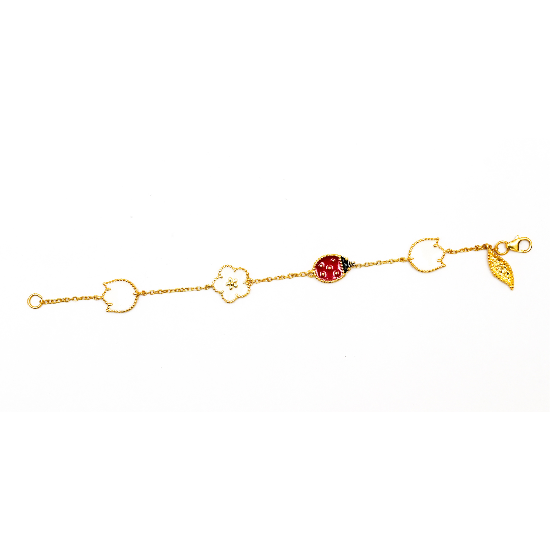 Lady Bug & Daisy wristlet